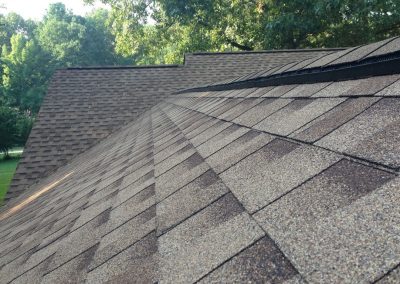 straight shingling