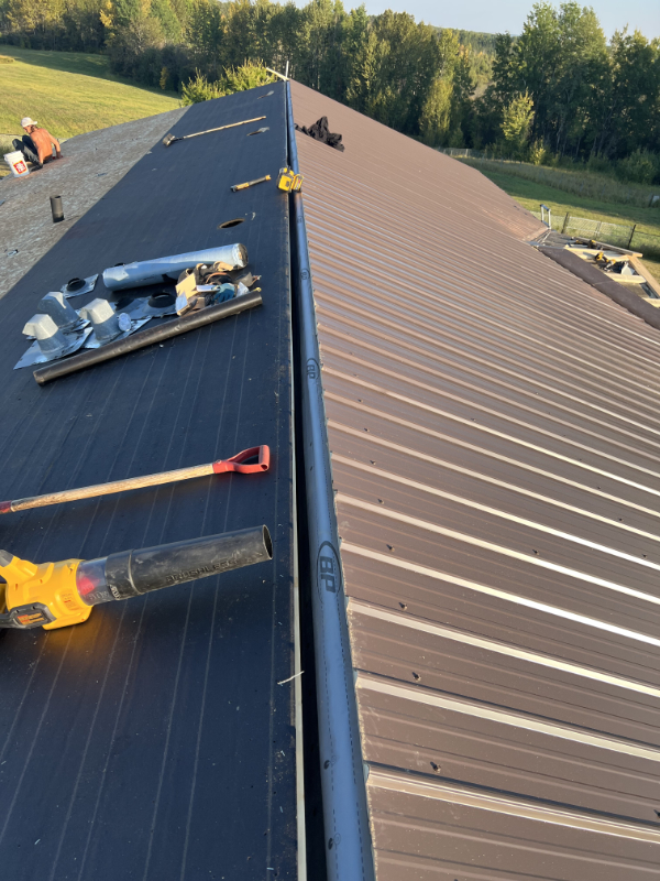 tin roof installation